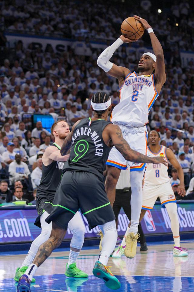 '역시 MVP 후보' OKC, 114-88로 미네소타 꺾고 서부 콘퍼런스 결승 1차전 승리